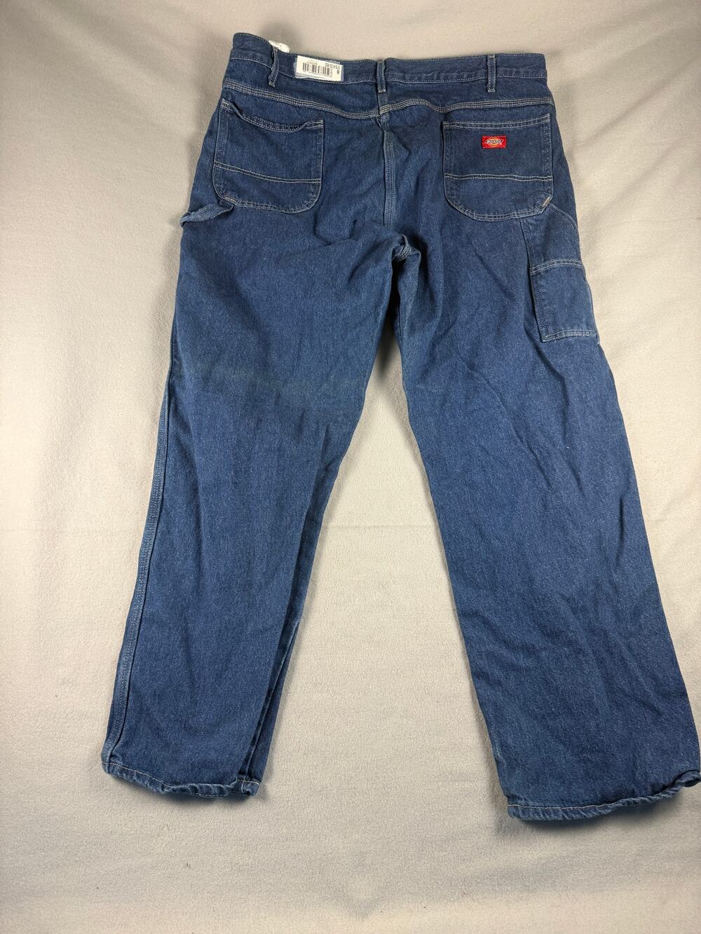 Dickies Carpenter Jeans Men 42x30 Blue Straight Leg Relaxed Fit Workwear Utility